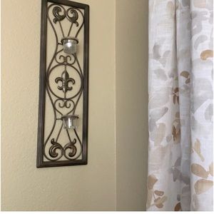 Bombay Home Candlelight candle holder metal wall decor